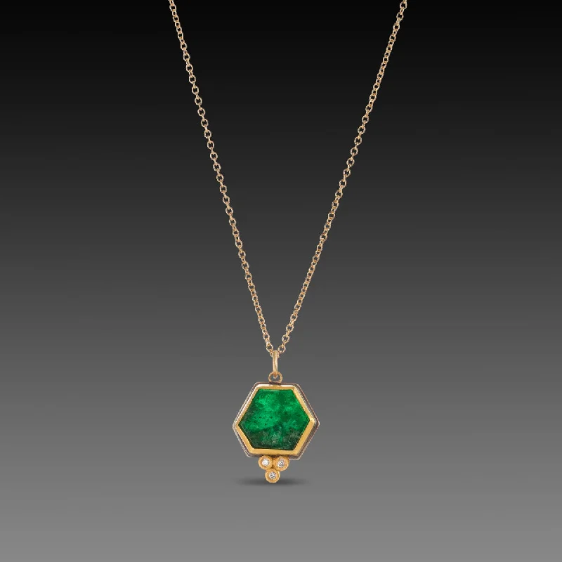 Emerald Crystal Necklace