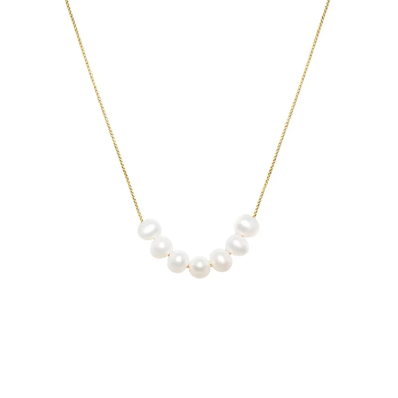 Mini Mer Necklace | Pearl