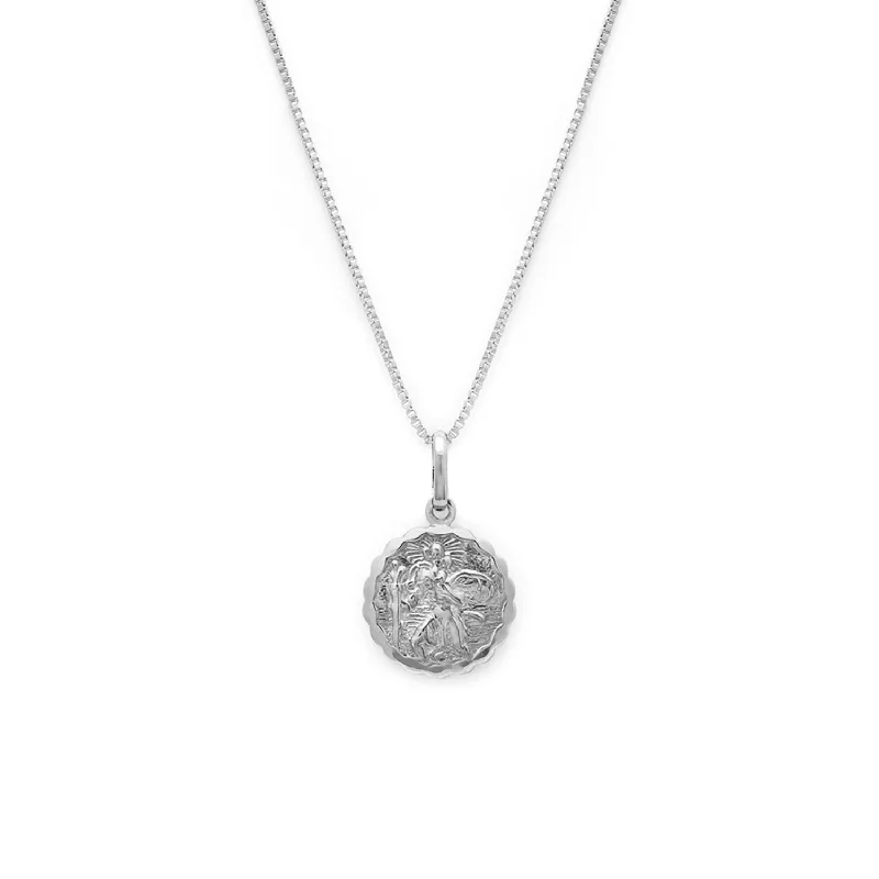 St Christopher Necklace | Silver