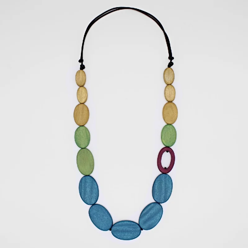 Blue and Green Shiori Necklace