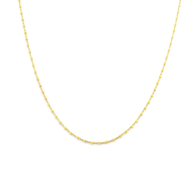 Candy Chain Necklace | Lemon & Gold