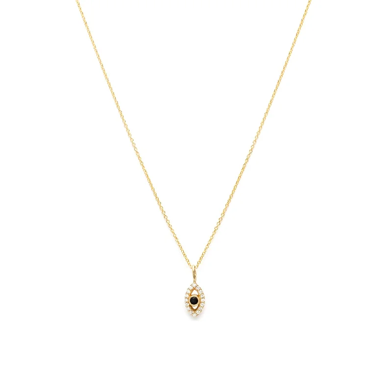 Evil Eye Necklace | Sapphire