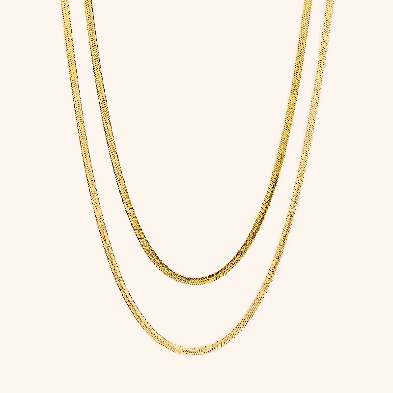 Herringbone Chain Necklace