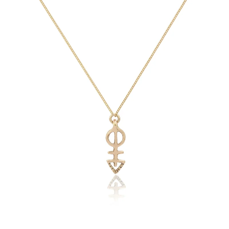 Mini Ma'at Charm Necklace