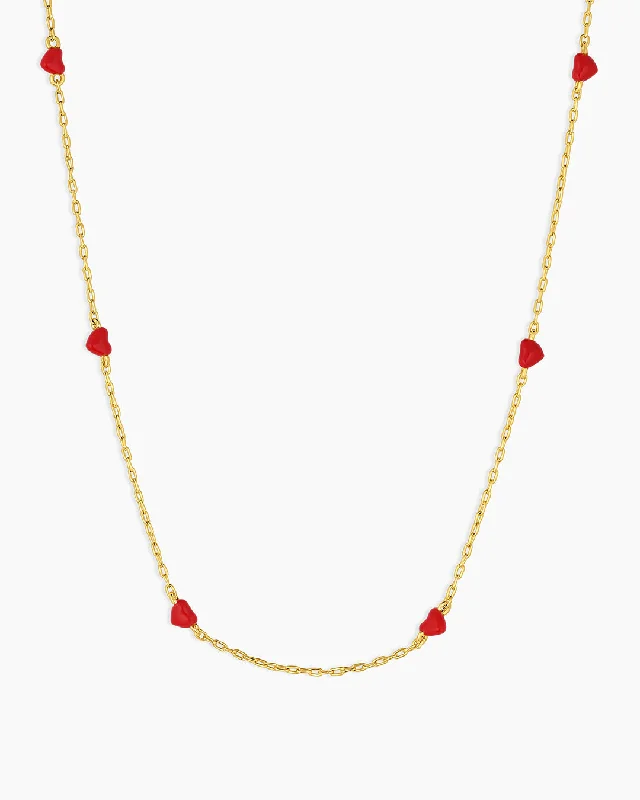 Amour Necklace Red