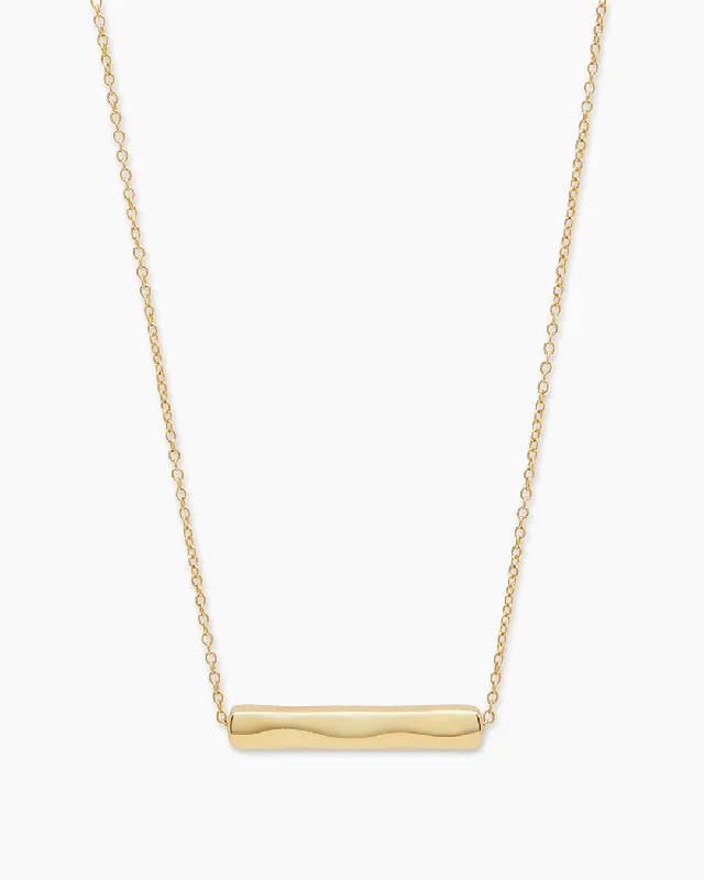 Bespoke Bar Adjustable Necklace (gold)