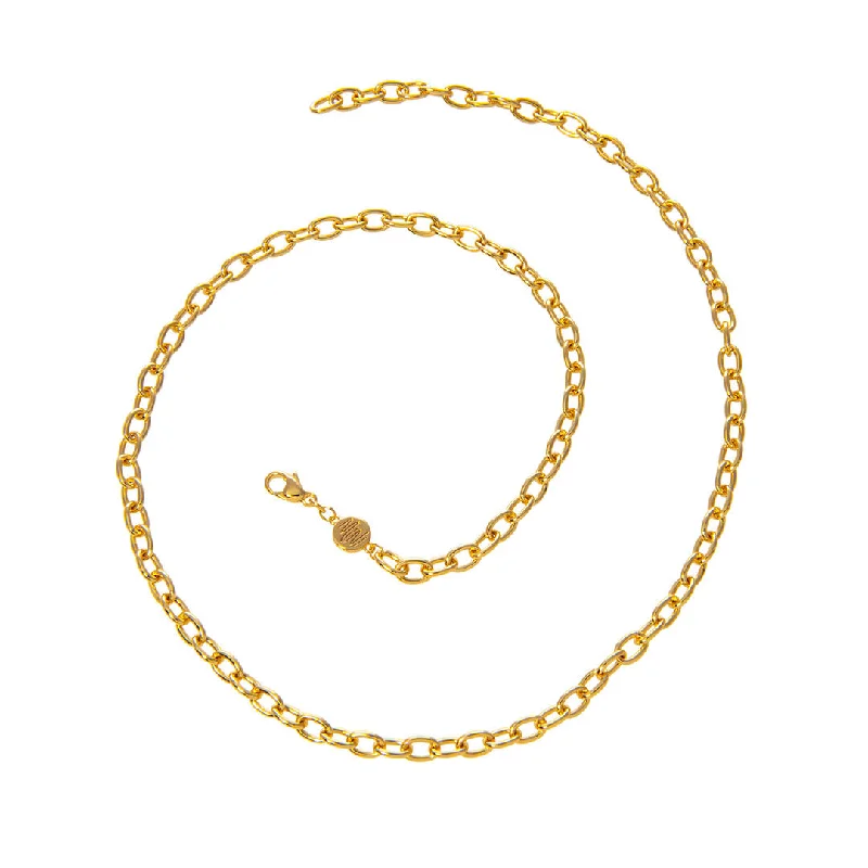 Goldbug Thick Cable Chain Necklace