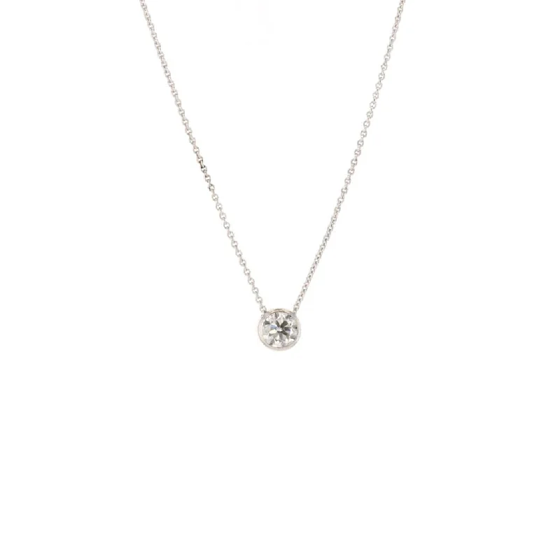 0.51 ct Diamond Solitaire Pendant Necklace