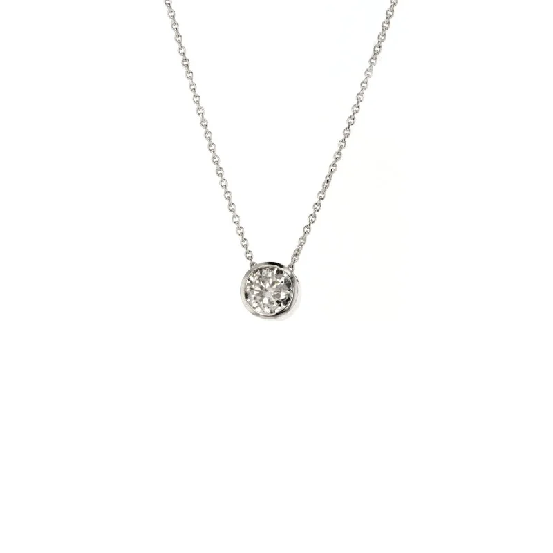 18" 0.70 ct Diamond Solitaire Pendant Necklace | 10276750