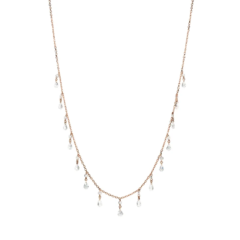 Floating Diamond Necklace