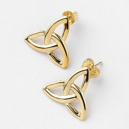 Trinity Knot 'Ardfert' Stud Earrings - Large