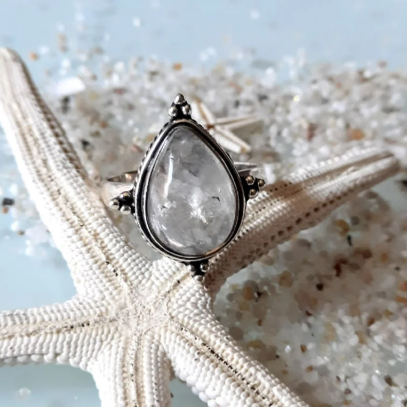 FOUR POINTS - MOONSTONE 925 RING