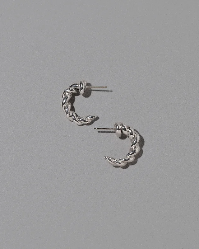 Foothill Hoop Earrings - Sterling Silver