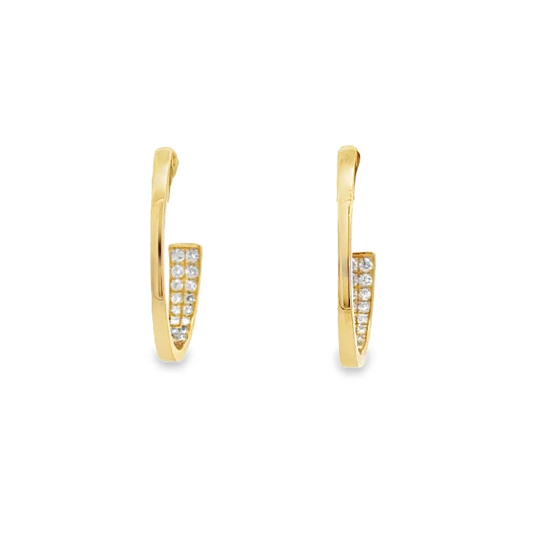 Diamond Hoop/Dangle/Drop Earring