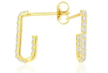 Diamond Hoop/Dangle/Drop Earring