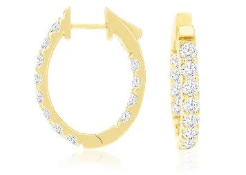 Diamond Hoop/Dangle/Drop Earring