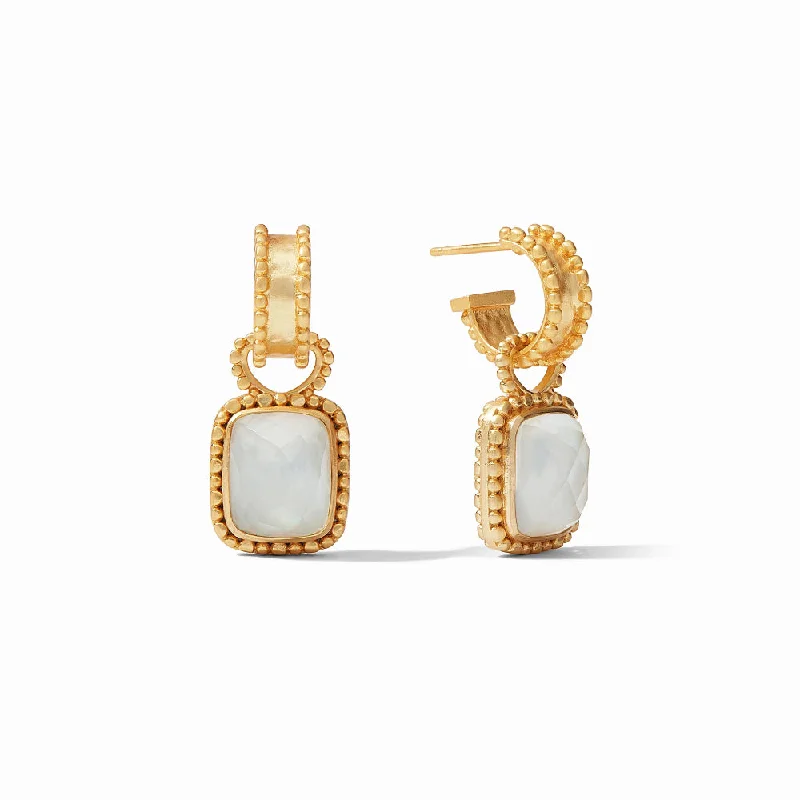 Julie Vos Marbella Hoop & Charm Earring