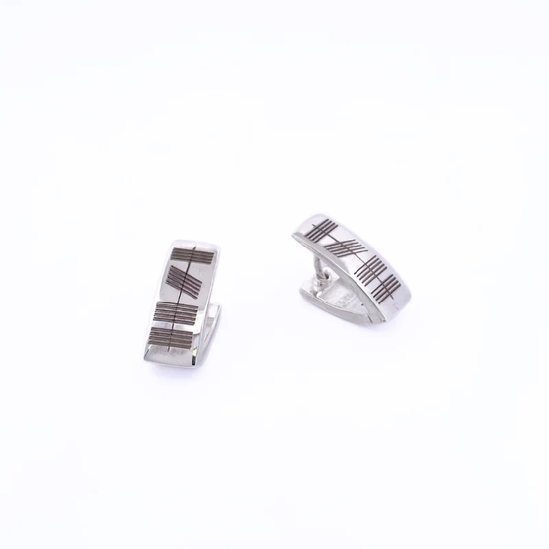 Ogham Stud Earrings