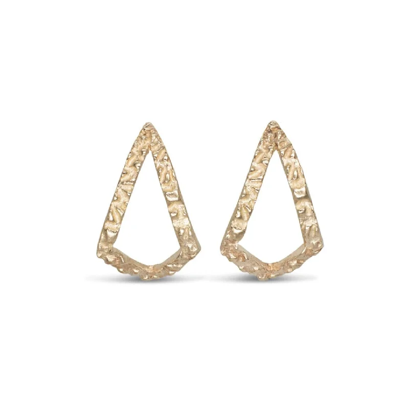 Phoebe Shield Hoop Earrings