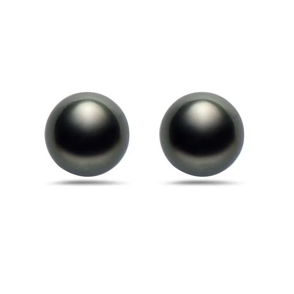 Tara 8-9mm Tahitian Pearl Stud Earrings