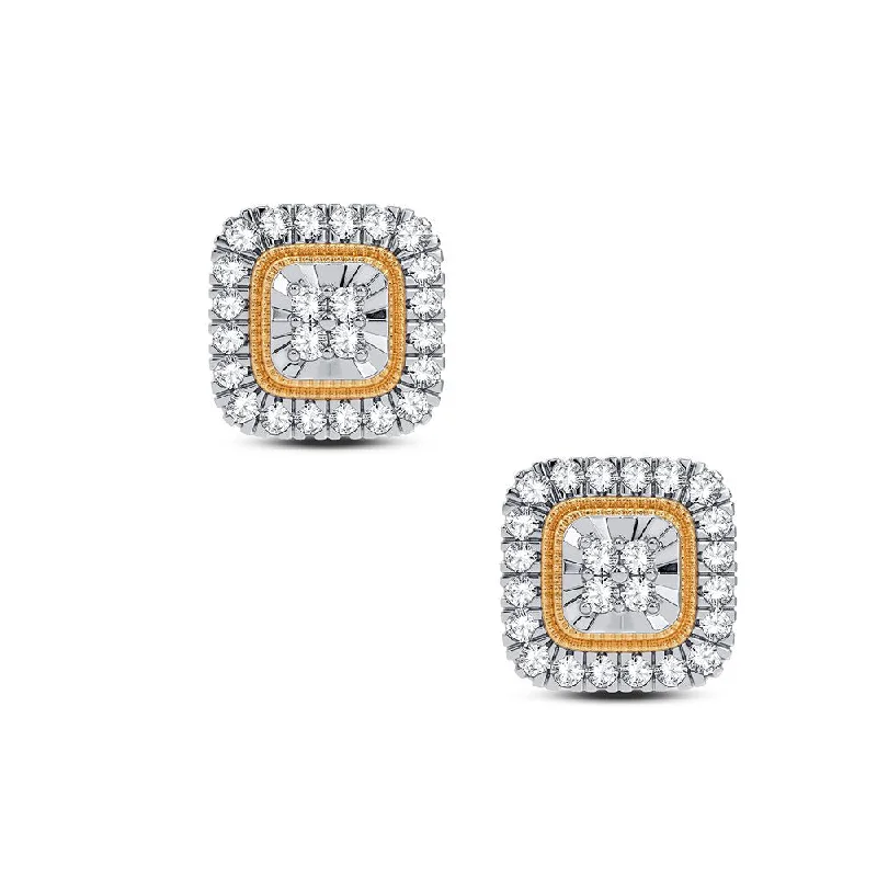 14K 0.33CT DIAMOND EARRING