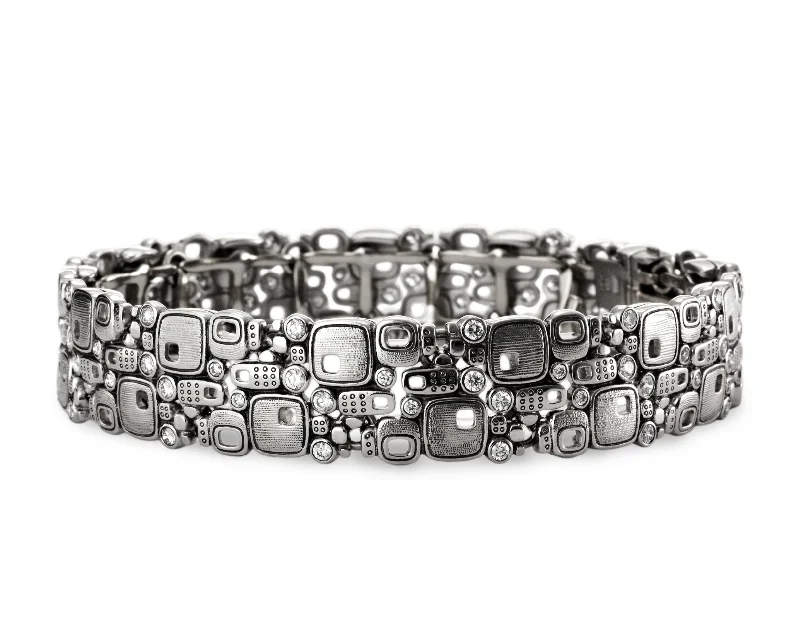 Alex Sepkus Little Windows Wide Link Bracelet - B-31P