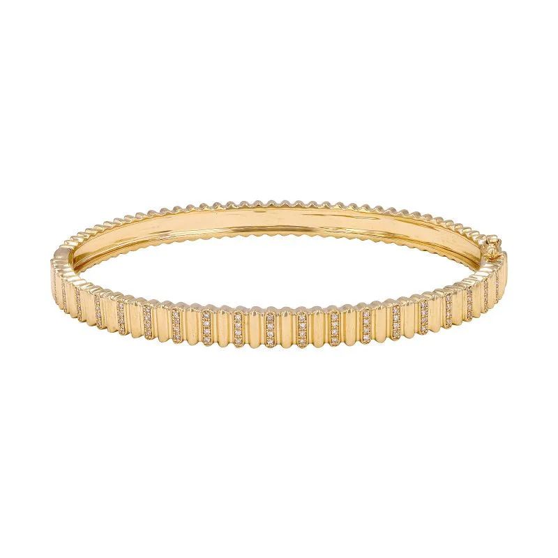 Waitlist: Diamond Fluted Bangle