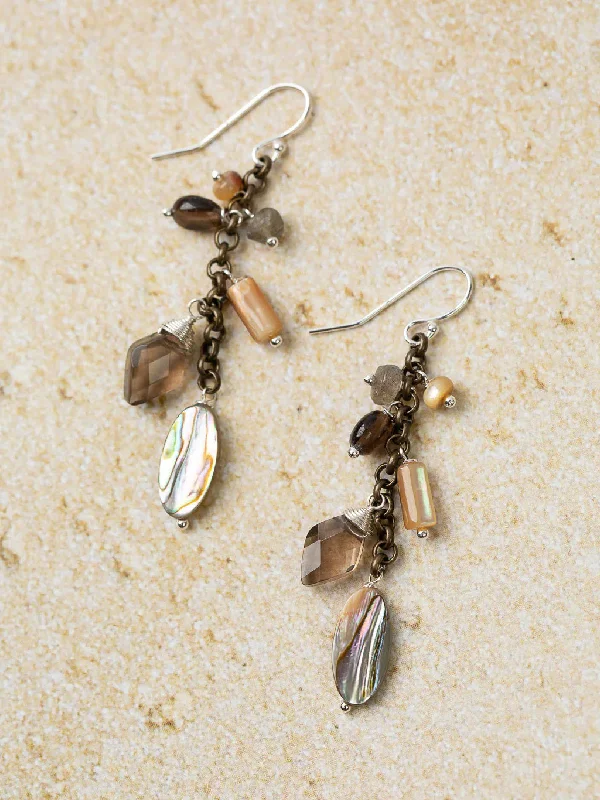 Dunes Gemstone Cascade Dangles by Anne Vaughan