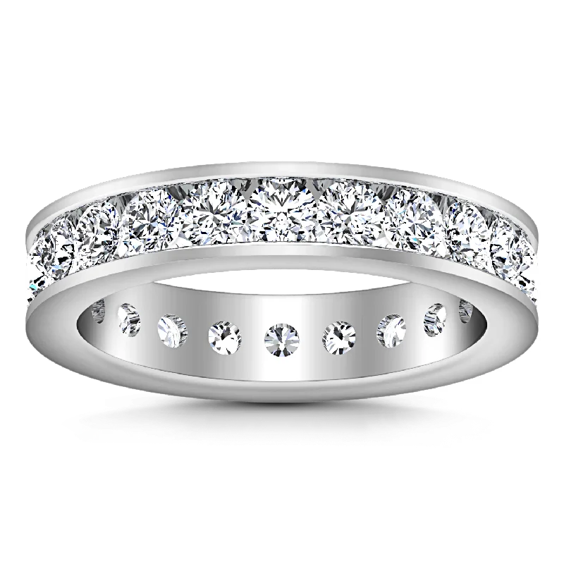 Eternity Ring Janet 1.68 Cts 14K White Gold