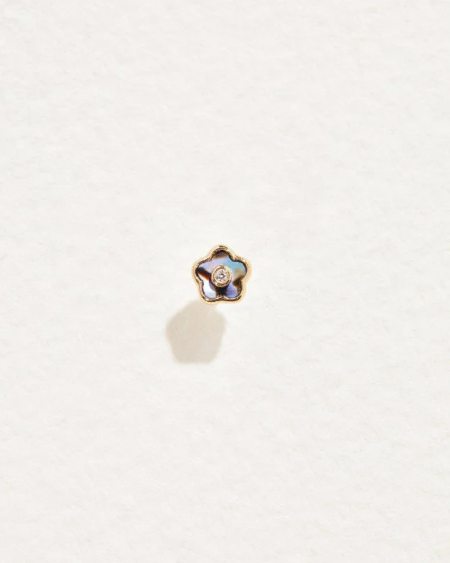 Flower Diamond Stud