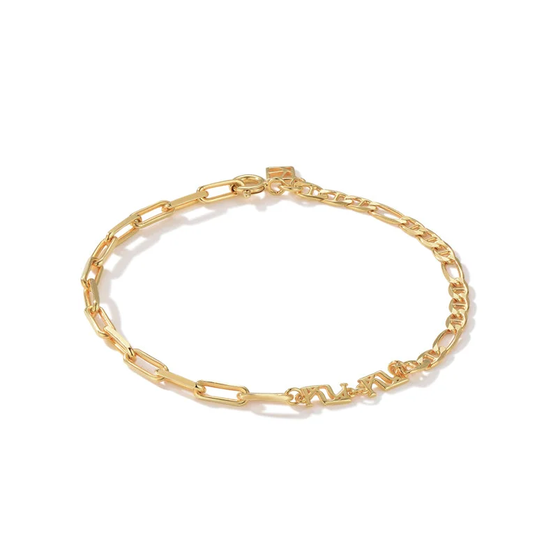 Tattoo - Gold Vermeil Creative Chain Bracelet