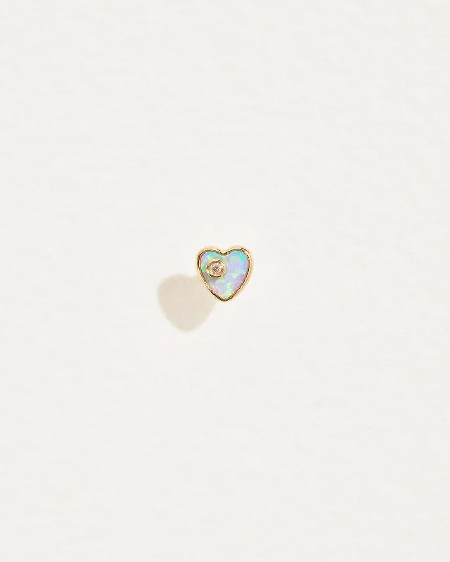 Heart Diamond Standard Stud