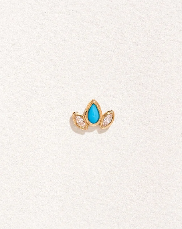 Marquise Pear Stud