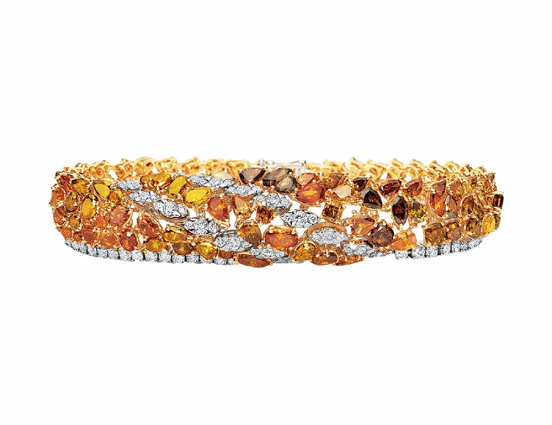 Multicolored Diamond Bracelet