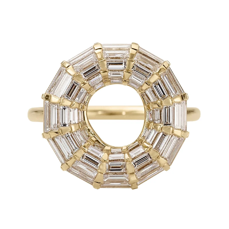 Nimbus Baguette Diamond Statement Ring