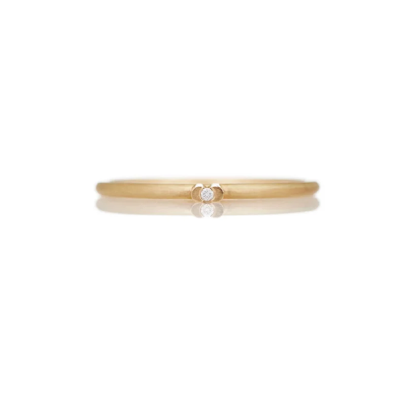 MIST Diamond Cocktail 14K Gold Ring w. Diamond