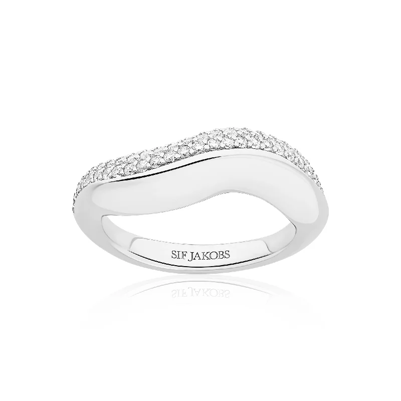 Glorenza Silver Ring w. Zirconia