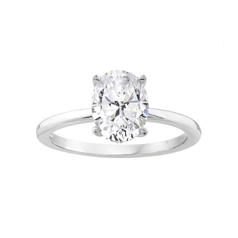 Signature EcoLove Diamond Dreams 2 CTW Lab Grown Diamond Solitaire Ring in 14KT White Gold