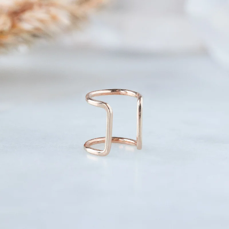 The Column Ear Cuff | 14K Rose Gold