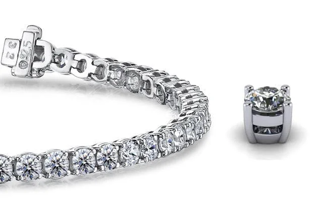 Timeless Dreams Diamond Tennis Bracelet with 10.92 ct.(finished) 4.1mm